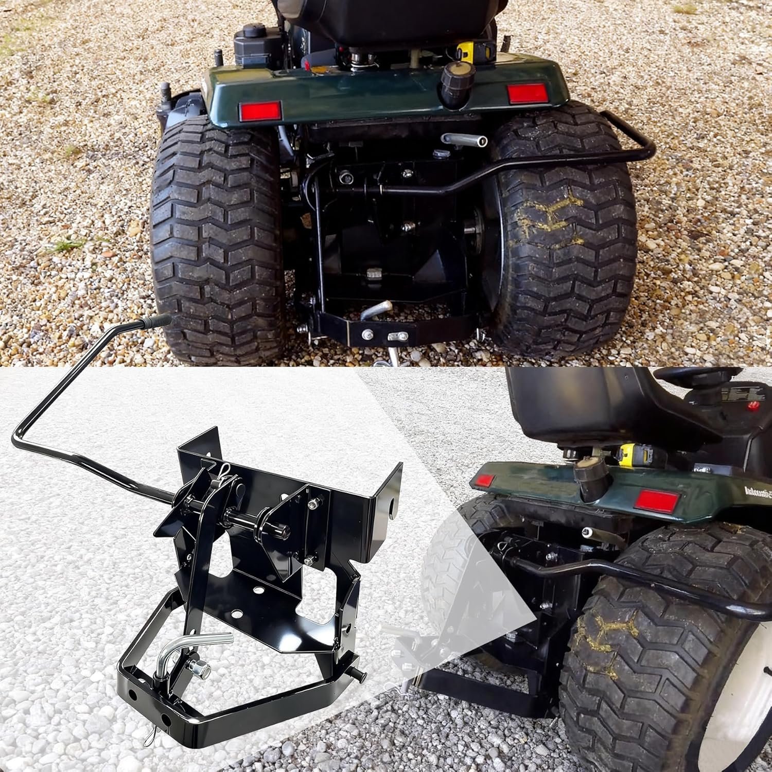 Garden Tractor Sleeve of The Lawn Mower Tractor is Attached to The Accessory and Then Installed on The Frame, Compatible with Husqvarna 585607901/ Craftsman T200 and T300 - Image 6