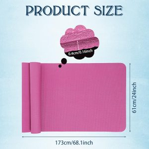 10 Pack Yoga Mats Bulk, 68” x 24” x 4mm Thick Yoga Mats for Kids and Adult Gym...