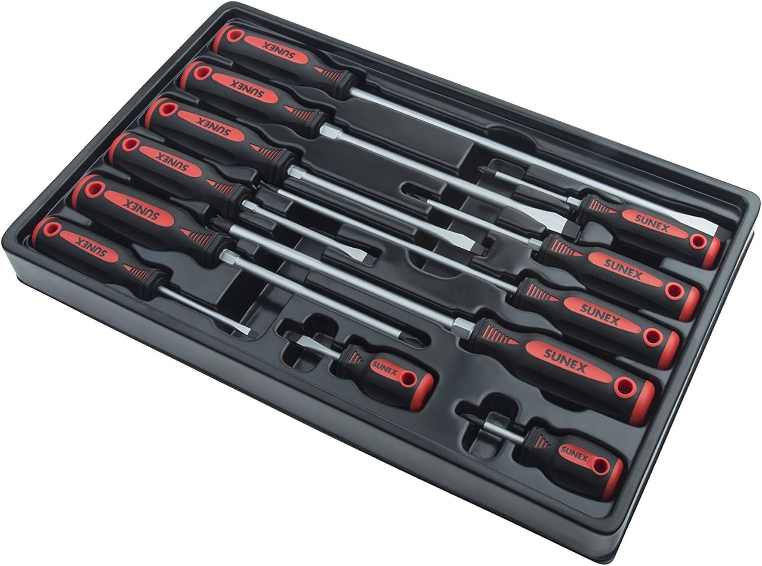 SUNEX TOOLS 1112SS Combination Screwdriver Set, 12Piece - Image 2