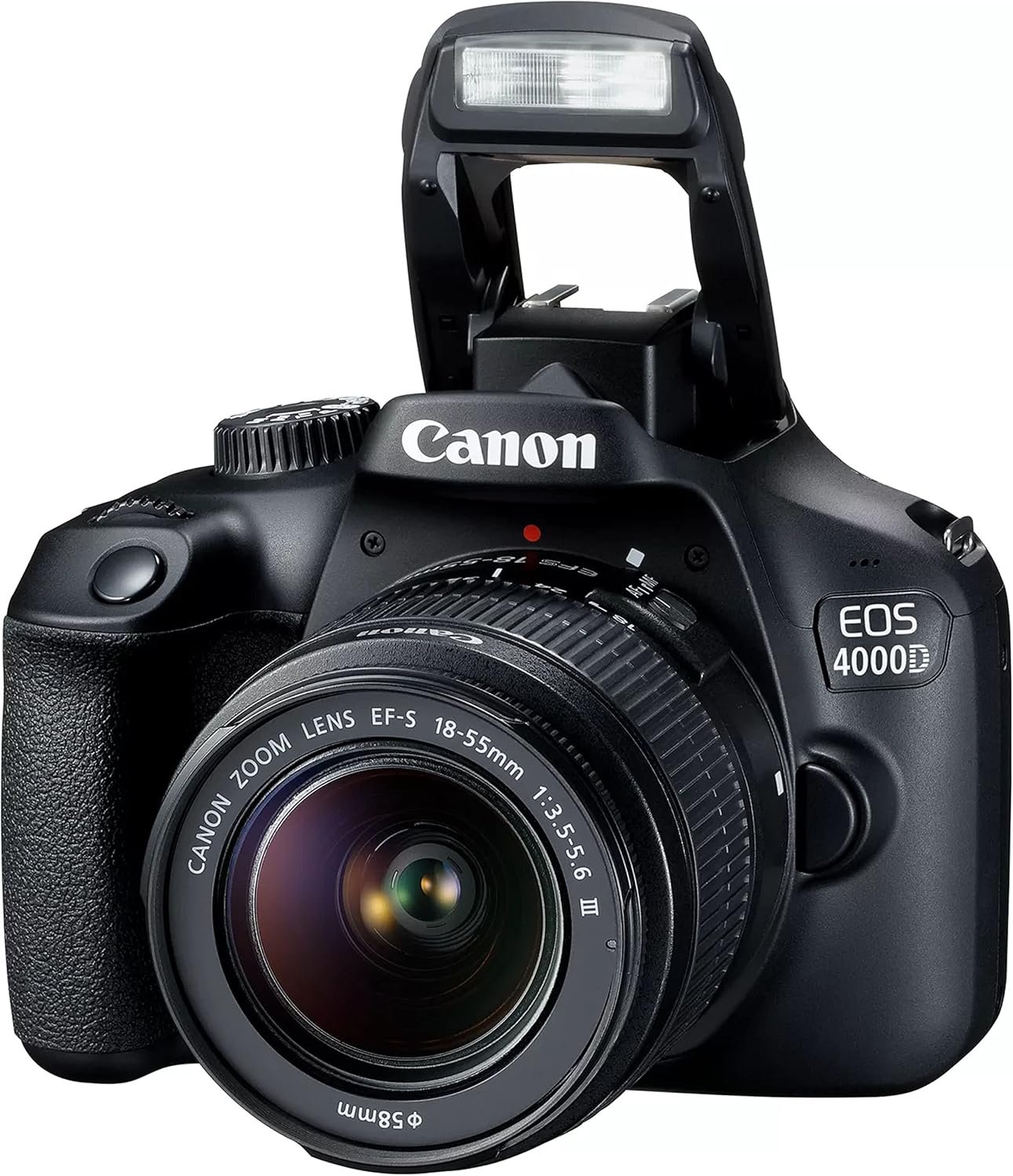 Canon EOS 4000D / Rebel T100 DSLR Camera w/EF-S 18-55mm F/3.5-5.6 Zoom Lens + 64GB Memory, Filters,Case, Tripod, Flash, and More (34pc Bundle) (Renewed) - Image 8