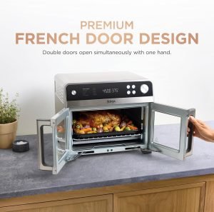 Ninja | French Door Premier | Air Fryer, Convection Oven, Toaster | 5-qt Air Fry Basket, S...