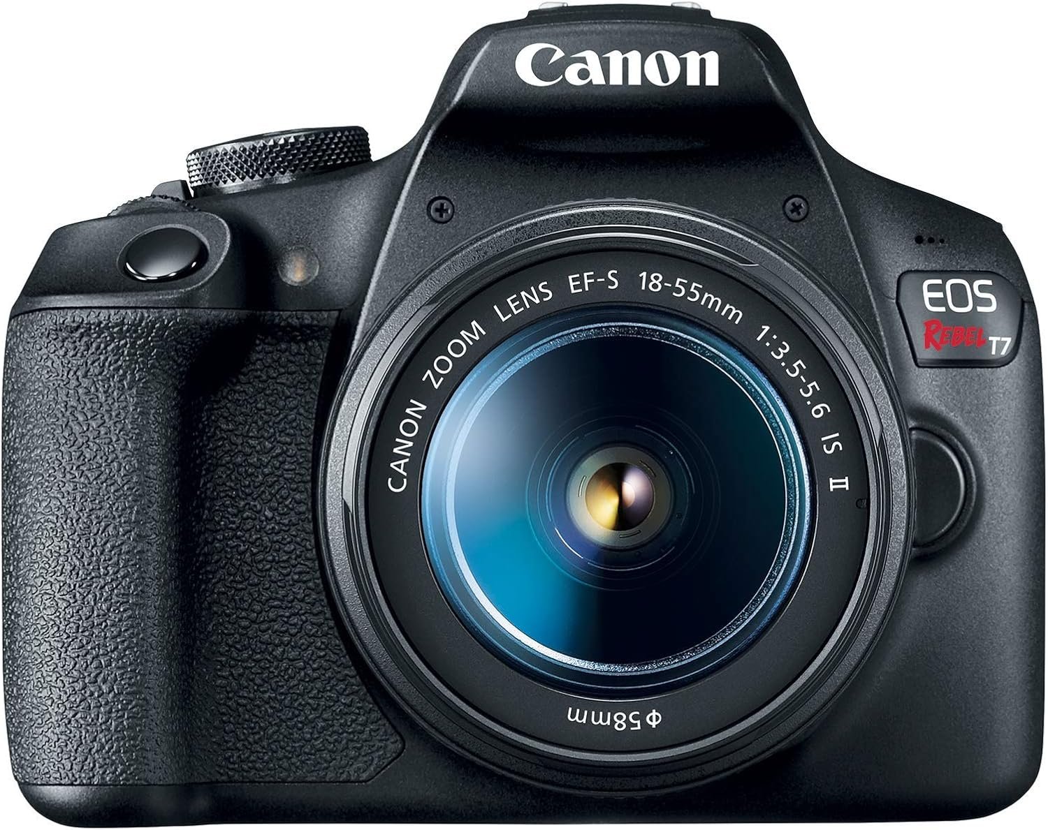 Canon EOS Rebel T7 DSLR Camera with 18-55mm Lens (Black) (Renewed) - Image 3