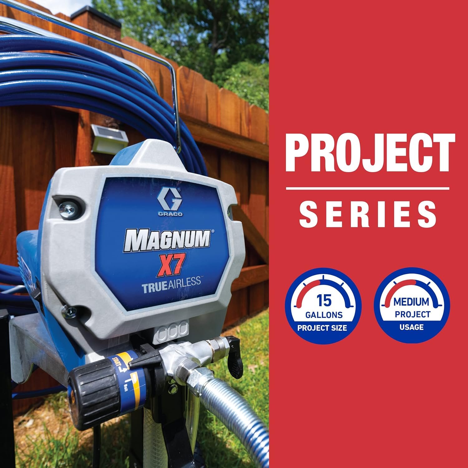 Graco Magnum 262805 X7 Cart Airless Paint Sprayer, Gray - Image 2