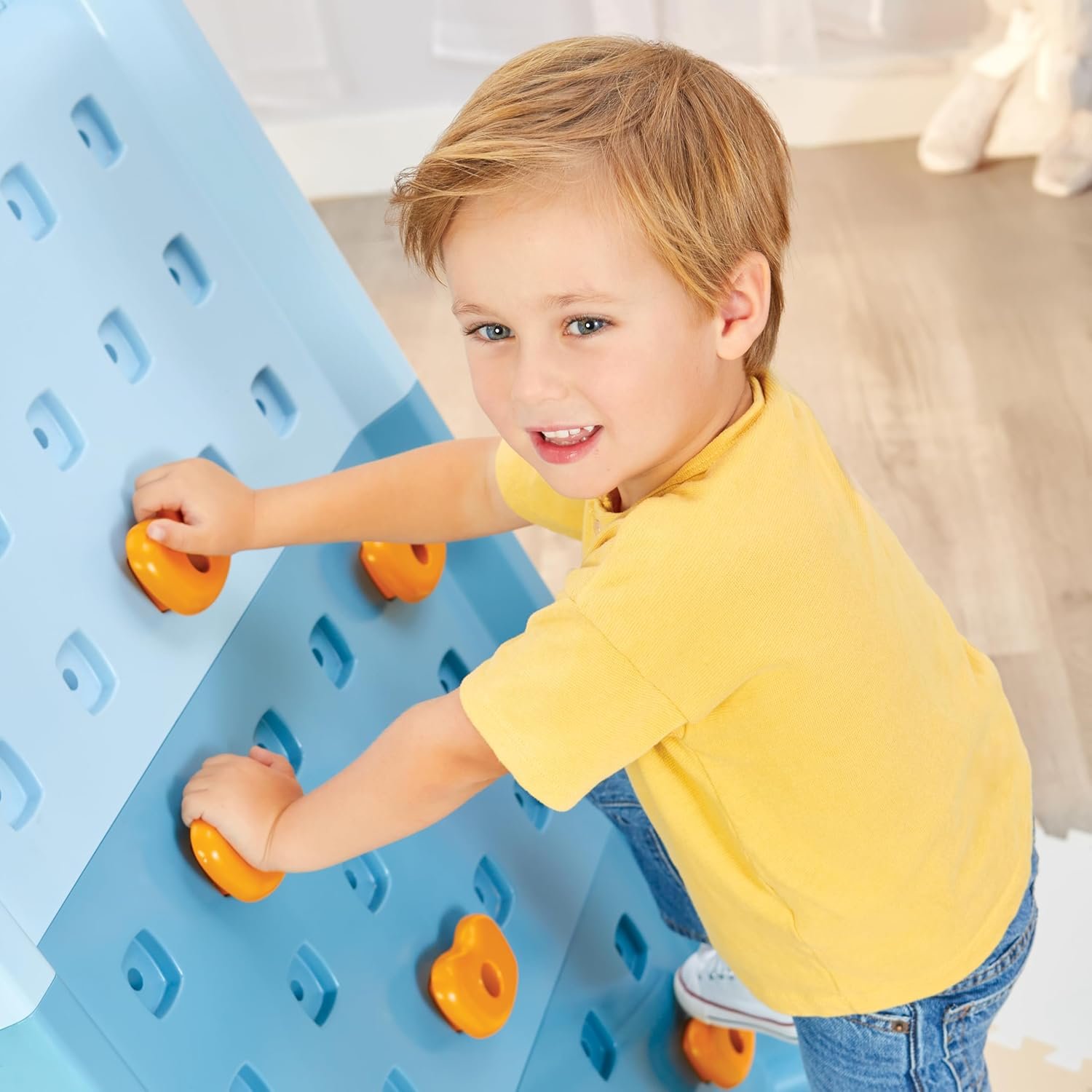 Little Tikes Campin’ & Climb Wall, Active Play Climbing Wall and Tent, for Boys and Girls Ages 3+ Years - Image 3