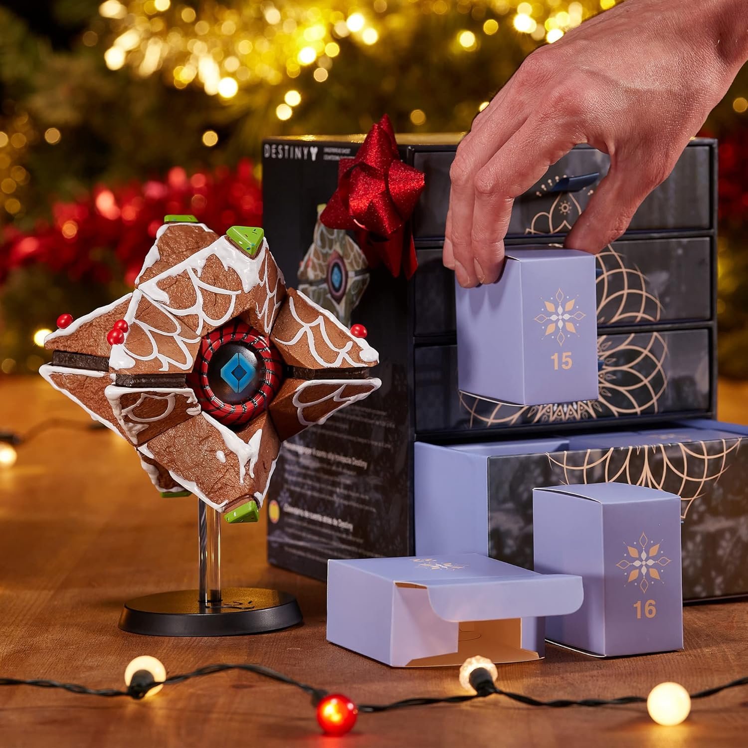 CC Countdown Characters Destiny Ghost Advent Calendar 2025 - Official Destiny 2 Merchandise - Buildable Vinyl Figure Countdown Collectible - Christmas Gift for Gamers & Collectors - Image 2
