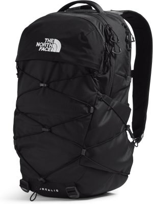 The North Face Borealis Commuter Laptop Backpack | Water Repellent Finish, 16″ Laptop Sleeve, Large Main Compartment for Everyday Carry, TNF Black/TNF Black-NPF, One Size