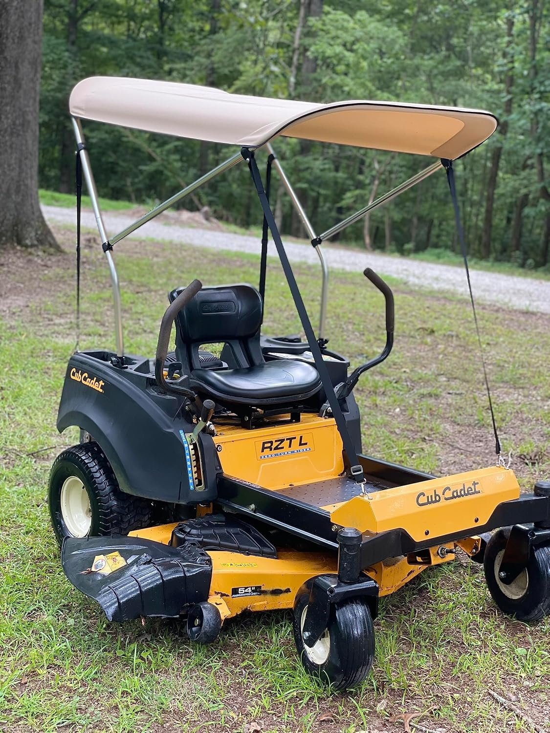 Sun Shade Canopy for Zero Turn Lawn Mower - Fits John Deere, Kubota, Cub Cadet, Troy-Bilt & Other Brands - Reduce Heat and Glare with this Umbrella Canopy for your Zero Turn Mower, Patent Pending - Image 5