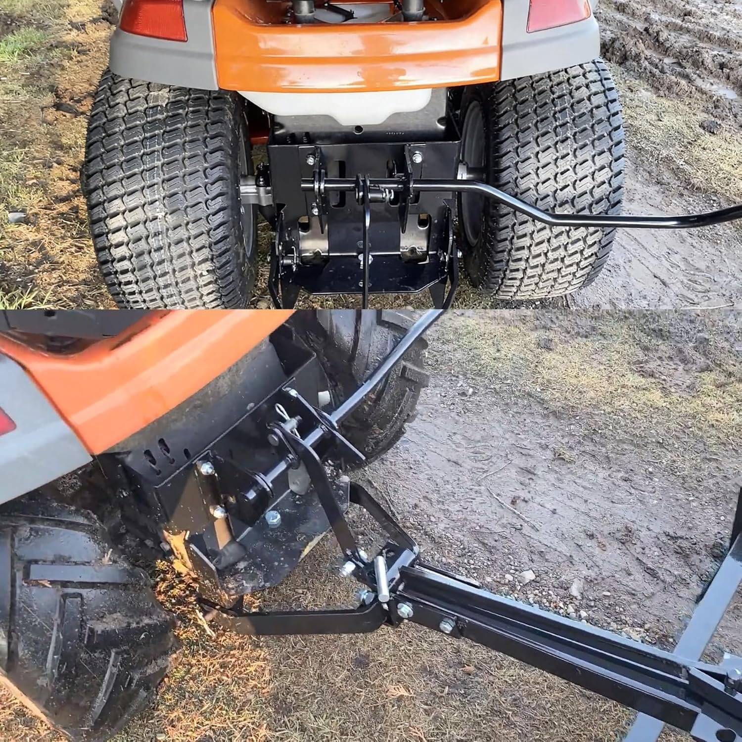 Garden Tractor Sleeve of The Lawn Mower Tractor is Attached to The Accessory and Then Installed on The Frame, Compatible with Husqvarna 585607901/ Craftsman T200 and T300 - Image 7