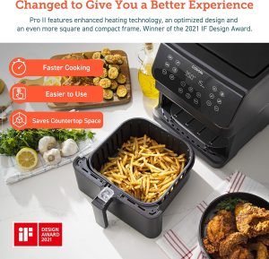 COSORI 12-in-1 Air Fryer 5.8QT, Toast, Bake, Nutrition Facts for 100+ In-App Recipes, Adap...