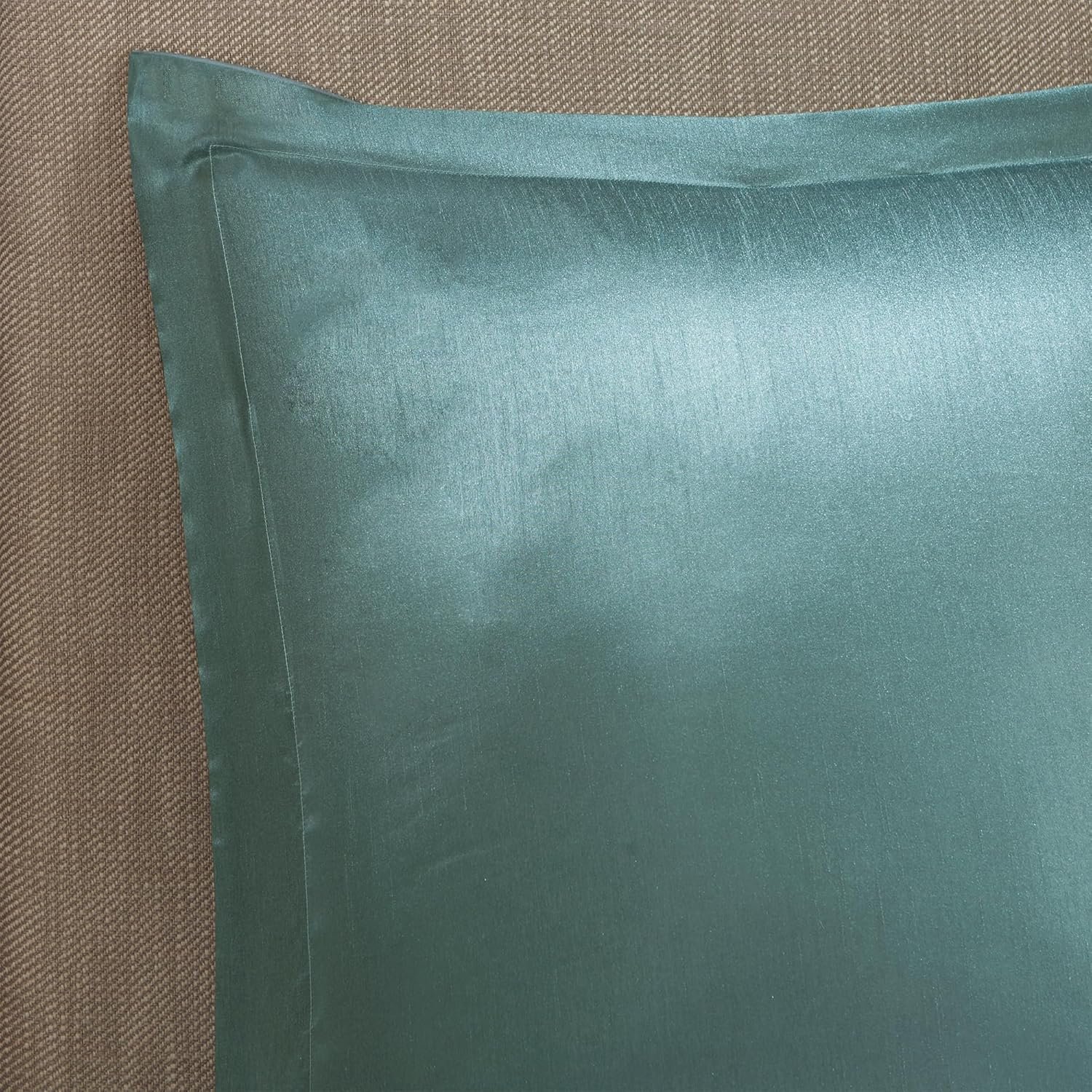 Madison Park Essentials Brystol 24 Piece Room in a Bag Faux Silk Comforter Jacquard Paisley Design Matching Curtains Down Alternative Hypoallergenic All Season Bedding-Set, King (104 in x 92 in), Teal - Image 4