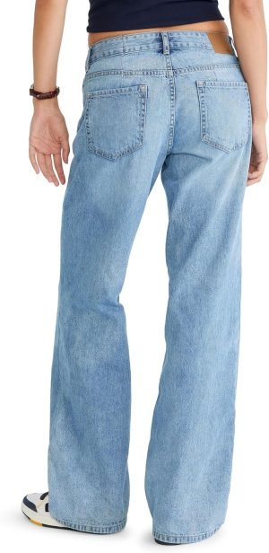 AEROPOSTALE Women’s Low Rise Baggy Wide Leg Jean