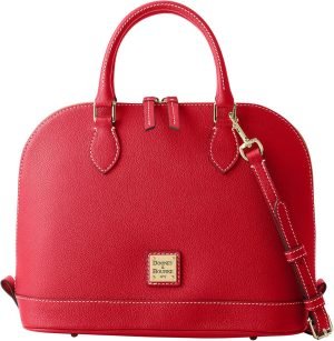 Dooney & Bourke Handbag, Sorrento Zip Zip Satchel | Taupe