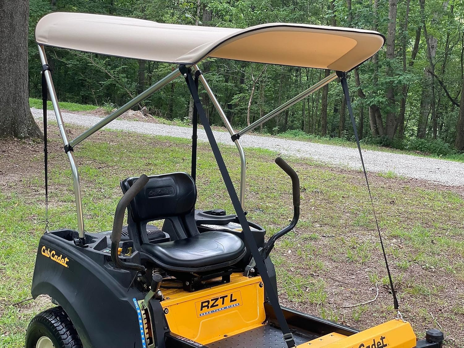 Sun Shade Canopy for Zero Turn Lawn Mower - Fits John Deere, Kubota, Cub Cadet, Troy-Bilt & Other Brands - Reduce Heat and Glare with this Umbrella Canopy for your Zero Turn Mower, Patent Pending - Image 6